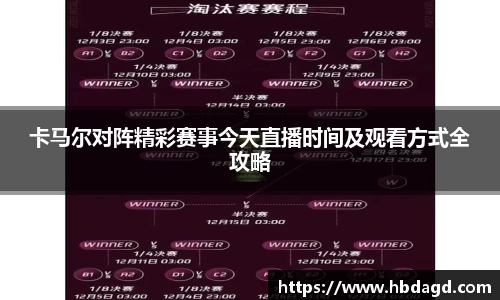 卡马尔对阵精彩赛事今天直播时间及观看方式全攻略