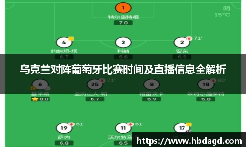 乌克兰对阵葡萄牙比赛时间及直播信息全解析