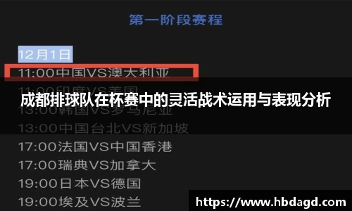 成都排球队在杯赛中的灵活战术运用与表现分析